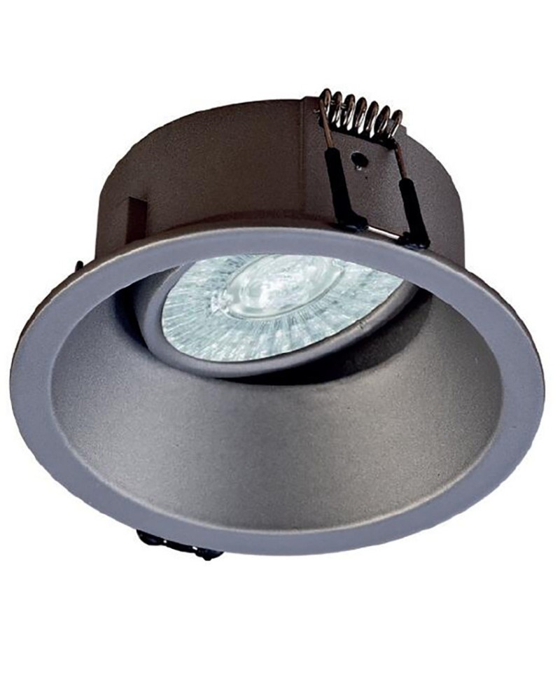 COMFORT GU10 * EMPOTRABLE REDONDO PLATA